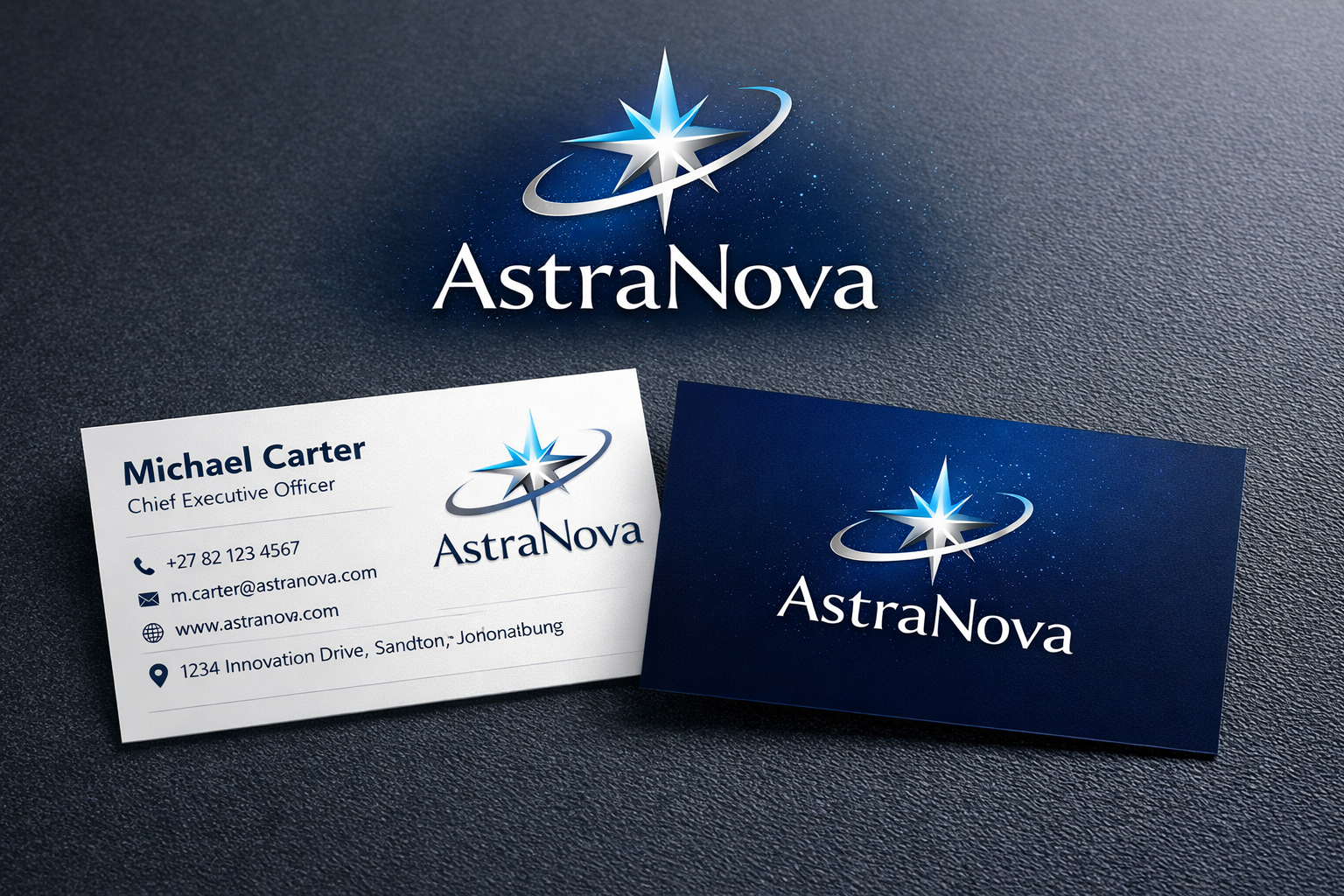 AstraNova logo design